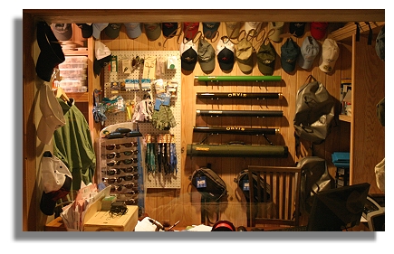 Fly shop at Abaco Lodge