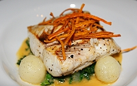Abaco Lodge gourmet dinner