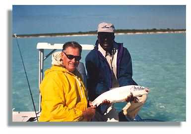 ted williams & rupert leadon at Andros Island Bonefish Club