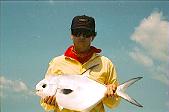 Capt. Johnston with Andros Island Bonefish Club permit