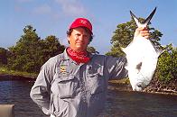 Capt. Johnston with Permit