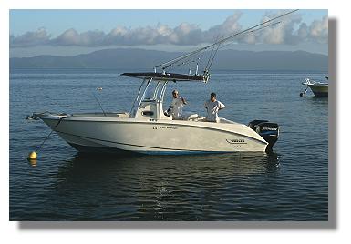 Crocdile Bay Lodge boat