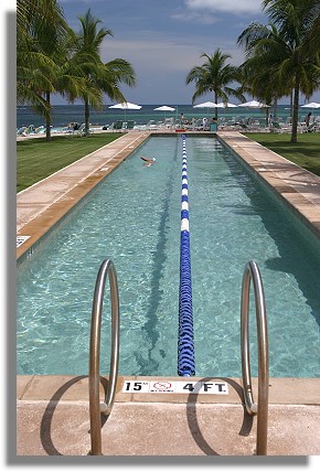 Lap pool at Grand Bahama Bonefishing Resort