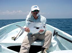 Sergio with a nice permit