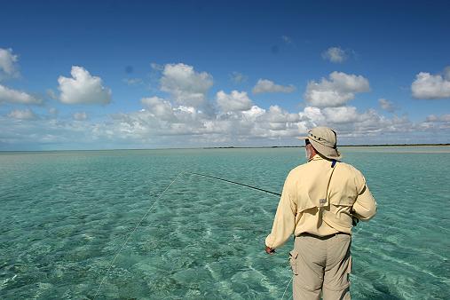 South Andros Island Flats -Searching for bonefish - Edward Johnston Photo