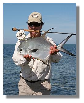 Capt. Johnston with Permit