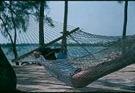 Relaxing at Small Hope Bay Lodge