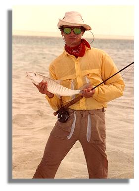  Edward Johnston with a bonefish