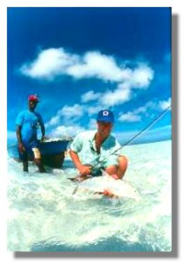 Bonefish on the flats